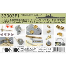 1/350 IJN Yamato 1945 Advanced Add-on Set for Pontos kits #35003F1/35003F2