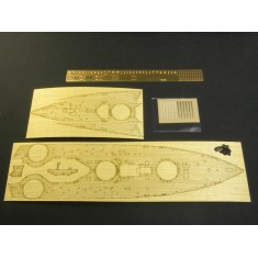 1/350 HMS Dreadnought 1907 Wooden Deck,PE &Dry Transfer for Zvezda
