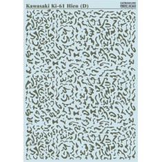 1/72 Wet Decals - Kawasaki Ki-61 Hien Camo (D)