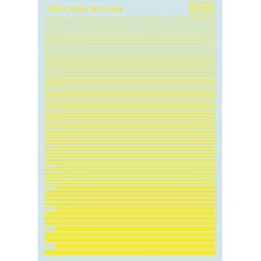 Yellow Strips Decals