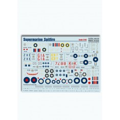 1/144 Wet Decals - Supermarine Spitfire