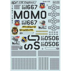 Decals for 1/32 McDonnell Douglas F-15 Eagle