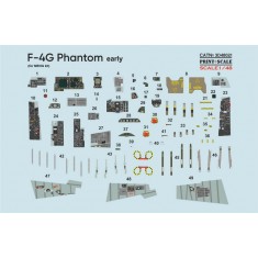 1/48 F-4G Phantom Early Instrument Panel 3D Decal for Meng kit