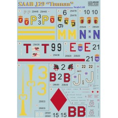 1/48 Saab J29 Tunnan Decals