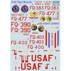 1/48 North American F-82 Twin Mustang Decals