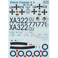 1/48 Fairey Gannet Decals