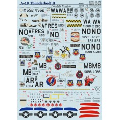 1/48 A-10 Thunderbolt II Decals Part 1