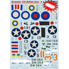 1/48 Brewster F2A Buffalo Decals