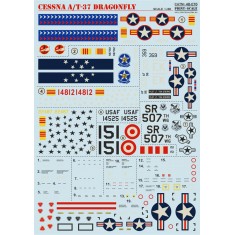1/48 Cessna A/T-37 Dragonfly Decals