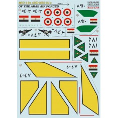 1/48 Wet Decals - The Arab Air Force Mikoyan MiG-19 / MiG-21 Part 2