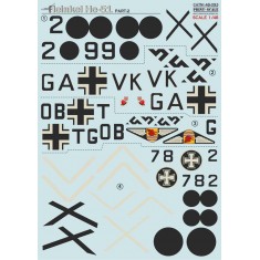 1/48 Wet Decals - Heinkel He 51 Part 2