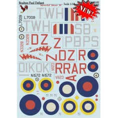 1/48 Wet Decals - Boulton-Paul Defiant
