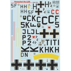 1/48 Wet Decals - Henschel Hs 126 