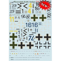 1/48 Wet Decals - Messerschmitt Bf 109K "Kurfurst" Part 2