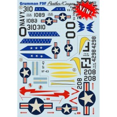 1/48 Grumman F9F Panther Decals Part 2