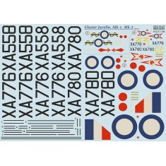 Decals for 1/48 Gloster Javelin Part-1