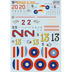 Decal for 1/48 SPAD Xlll Part 2