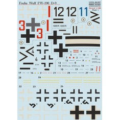 Decal for 1/48 Focke-Wulf Fw.190 D-9 Part-1