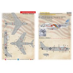 1/48 F-86A Colourful Early Sabres Decal Part 4 - 5 NA, 49 1122