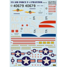 1/48 US Air Forces F-4 Phantom. Decal Part 3