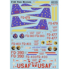 1/72 North American F-82 Twin Mustang Decals