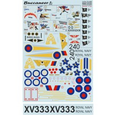 1/72 Blackburn Buccaneer Decals