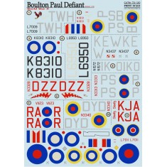 1/72 Boulton Paul Defiant Decals
