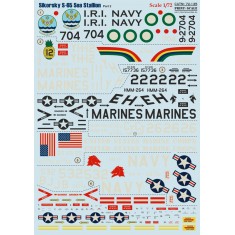 1/72 Wet Decals - Sikorsky S-65 Sea Stallion Part 2 (1 sheet)