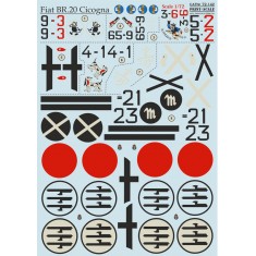 1/72 Wet Decals - Fiat BR.20 Cicogna (2 sheets)