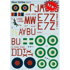 1/72 Wet Decals - Short Stirling Part 2 (1 sheet)