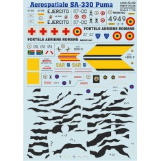 1/72 Wet Decals - Aerospatiale SA.330 Puma