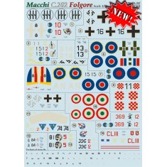 1/72 Wet Decals - Macchi C.202 Folgore