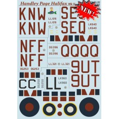 1/72 Wet Decals - Handley-Page Halifax Part 2