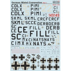 1/72 Wet Decals - German Mistel Composites Part 1