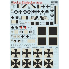 1/72 Wet Decals - Fokker Eindecker Aces