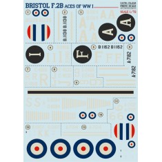 1/72 Wet Decals - Bristol F.2B Fighter Aces of WWI