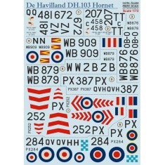 1/72 De Havilland DH.103 Hornet Decals