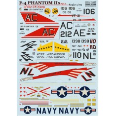 1/72 F-4 Phantom IIs Decals (Part 1)