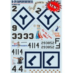 1/72 B-29 Superfortress (B-29B & F-13A) Decals 