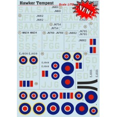 1/72 Hawker Tempest Decals