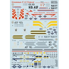 1/72 Grumman F-14 Tomcat Decals (Part 2)
