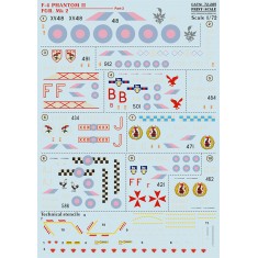 1/72 F-4 Phantom II FGR Mk 2 Decals Part.2