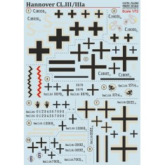 1/72 Hannover CL.lll/llla Decals 