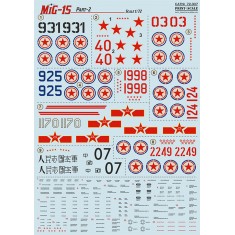1/72 Mig-15bis Part.2 Decals
