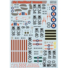 1/72 De Havilland Sea Venom Decals