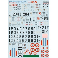 Decals for 1/72 Battle of France, 1940: French Aces Caudron C.714