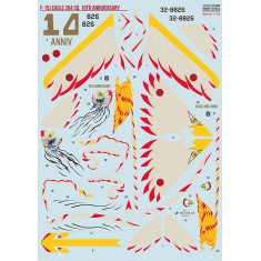 Decals for 1/72 McDonnell Douglas F-15J Eagle 204 Sq 10th Anniversary