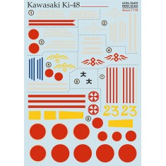 Decals for 1/72 Kawasaki Ki-48