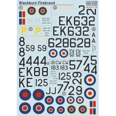 Decal for 1/72 Blackburn B.46 Firebrand TF.Mk.5