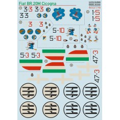 Decal for 1/72 BR-20M Cicogna